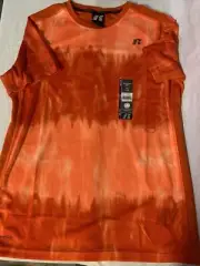 Russell Boys Athletic Active T-Shirt - Dri-power - Printed - Orange - XXL (18)