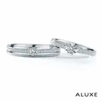 A-LUXE 亞立詩鑽石 18K金情侶結婚對戒-男女對戒