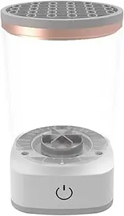 Electric Brush Cleaner, Cosmetic Brush Dryer, Electric Cleaning Spinner, Automatic Spinner, Use Simply, 16x9cm, for Dressing Room, Professional Makeup, Cosmetic