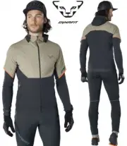 DYNAFIT alpine hybrid jacket trail run water wind resistant hooded vented mens L
