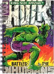 The INCEDIBLE HULK - Retro Marvel Comics A5 Spiral Notebook! Marvel NEW