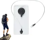 Water Bladder - 2L Portable Water Storage Pack for Backpack,Outdoor Hydration Reservoir Drinking Bladder for Backpacking, Running, Cycling, Climbing, Camping