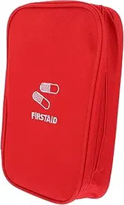 Angoily Portable First Aid Bag Reusable Medical Organizer for Home Travel Camping Hiking Medical Storage Container Empty Emergency Kit
