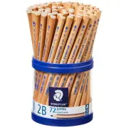 Staedtler Natural Jumbo Triangular Graphite Pencil 2B 72 Pack
