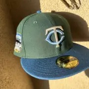 New Era Minessota Twins MLB Hat Club Rosie Rushmore Fitted 7 1/4 SFD Twins