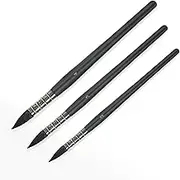 Professional Watercolor Brushes Set, Mop Round Fine Tip Detail Paintbrush Set kit for Artists, Adults, and Hobbists, Pointed Round Mop Brush for Watercolor, Gouache