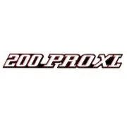Stratos Boat Raised Decal 7D417 | 200 Pro XL Black Red 24 1/2 Inch