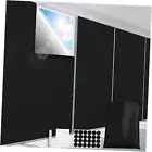 100% Blackout Blinds 79" x 57" Travel Blackout Window Shades Portable Blackout