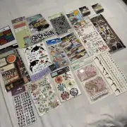 Scrapbooking Assortment Supplies Stickers Bling/Glitter Rolls Lot Of 20