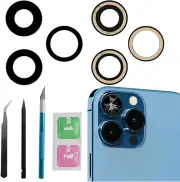 Back Camera Glass Lens Replacement for iPhone 13 Pro Max with Adhesive Repair Ki