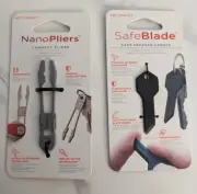 KeySmart SAFEBLADE and NANOPLIERS Key Accessories NIP Bundle Lot of 2