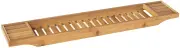 VIKUS Bamboo Bath Caddy, Tray,Organiser Natural