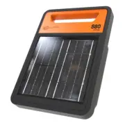 GALLAGHER S80 LITHIUM BATTERY 5.6W SOLAR PANEL ELECTRIC FENCE ENERGISER 8KM