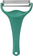 Cabbage Peeler, Shaving Many with, Julienne Peeler Stainless Steel, 2 Blades, Cabbage Max, Dark Green