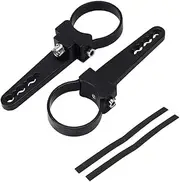 Tube Clamps Mounting Brackets for LED Bar Work Lights Fog Lights - Fit 2" Bull Bar, 2pcs