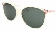 Ted Baker Women's Peppa Sunglasses Ivory Gold/ Dark Green CAT.3 Lenses 1590 367