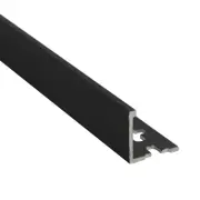 QEP 12.5mm x 1m Black Angle L Shape Tile Trim