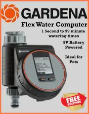 Gardena Flex Electronic Tap Timer Water Computer 1890-20 Made in Germany