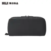 在飛比找momo購物網優惠-【MUJI 無印良品】聚酯纖維多用途小物收納包.黑
