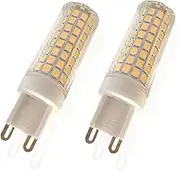 G9 10W LED Light Bulbs (100W Halogen Equivalent),Dimmable 1000LM No Flicker,G9 Base,AC 220-240V, for Home Lighting (Pack of 2) (3000K Warm White)