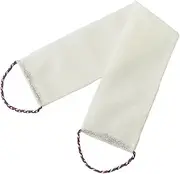 kokiya Exfoliating Washcloth Exfoliating Shower Towel Bath Wash Cloth Comfortable Back Scrubber for Shower African Net Sponge, White