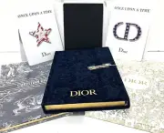 Set of 4 Christian Dior Journal Notebooks 2023 NEW Navy , Gold , White