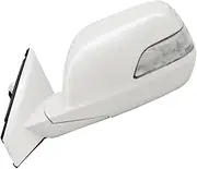 5/7/9PIN Car Accessories Auto Outside Door Rearview Mirror Assemblys，Compatible With HONDA CRV CR-V 2007 2008 2009 2010 2011 RE1 RE2 RE4(9PIN Left White)