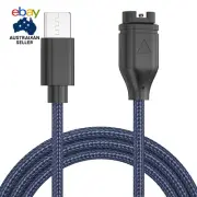 for Garmin Watch Charger, 1M USB C Fast Charging Cable for Fenix 8 7 6 5 S X E,