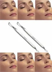 Tweezerman lot of 2 blackhead extractors ships from USA authentic facial cleaner
