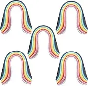 craspire 1300 Pieces 26 Colours Quilling Paper Strips Set Width 3 mm Length 39 cm Origami Paper Quilling Art Strips for Craft Enthusiasts Adults Beginners DIY Handmade Christmas