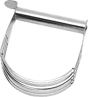 HOMSFOU Dough Blender Tool Pastry Press Versatile Kitchen Utensil for Mixing Slicing Mashing for Flaky Biscuits Pizza Pastries Reusable Baking Gadget