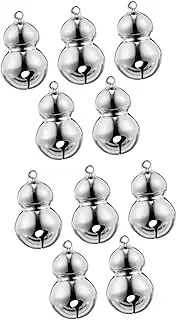 Ipetboom 2sets Gourd Shape Christmas Bells Collar Bells for Dogs and Cats Pet Supplies 5pcs*2