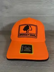 MOSSY OAK Scent Control Hunting - Neon Orange OSFM Adjustable Ball Cap Hat - NEW