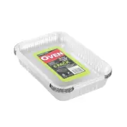 L&L Foil Tray With Plastic Lid Food Storage Container Takeaway 31.5x21x4.5CM