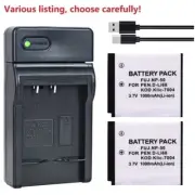 NP-50 50A Battery or Charger for Fujifilm F800EXR F850EXR F900EXR REAL 3D W3 X10