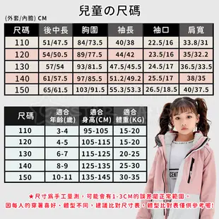 【STAR CANDY】日系兒童衝鋒衣 七合一衝鋒衣 兒童衝鋒衣 機能外套 衝鋒外套 防風外套 風衣 (5.9折)