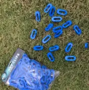 ALPHA Gear Net Clips High Density Plastic Goal Net Set Up - 80 Pack