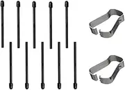 Poiijbxz (10 Pack) Marker Pen Tips/Nibs for Remarkable 2 Stylus Pen Replacement Nibs/Tips Soft (Black)
