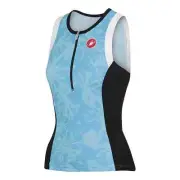 Castelli Donna Rosso Corsa Free Tri Singlet W’s x Small xs NWT NEW