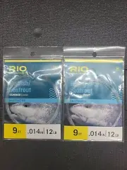 2 Pack Rio Redfish and Seatrout Tapered Leader - 12lb