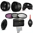 40.5MM WIDE ANGLE LENS + TELEPHOTO LENS + ACCESSORIES SONY ALPHA A6300 DSLR