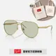 【RayBan 雷朋】雙槓太陽眼鏡(RB3712D-001/2 62mm)