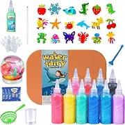 Water Fairy Water Gel Kit | Water Gel Kit with Magic Gels and Sea Creature Molds - Funny Kids Water Gel Art Set, Craft Toys for Home, School, Kindergarten