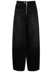 Haikure Bethany Wide-leg Jeans - Black - 28 (W28 / UK10 / S) 28 (W28 / UK10 / S)