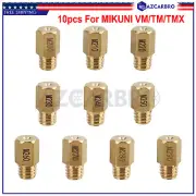 10pcs New Hex Type Main Jets Fits For MIKUNI VM/TM/TMX Carburetor 200-290 230