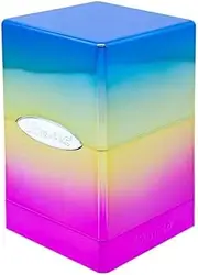 Ultra Pro Satin Tower Deck Box, Rainbow