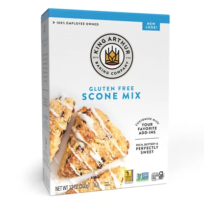 King Arthur Gluten-Free Scone Mix 12 Oz, Non-Gmo Breakfast Mix