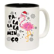 Fa La La Min Go Flamingo Christmas Xmas Bird Animal Mug Cup