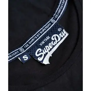 跩狗嚴選 極度乾燥 Superdry Logo T-shirt 純棉 短袖 上衣 T恤 黑白 黑色