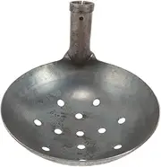 Metal Sifting Ladle Durable Cleaning Scoop for Muck and Drainage Sludge Removal Vertical Handle Design for Easy Access Wells and Construction Sites
